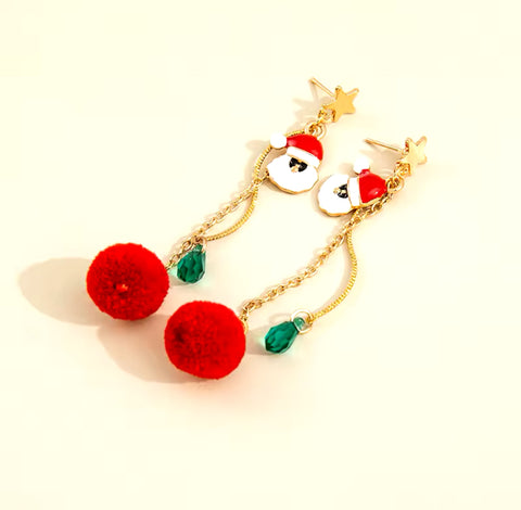 Boucles d’oreilles de Noël