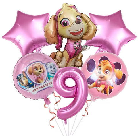 Ballons pat patrouille chiffre