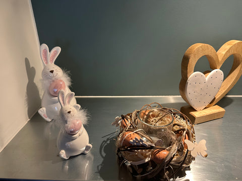 Couronne de Pâques avec photophore