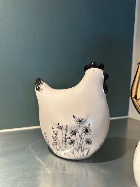 Poule de Pâques en céramique