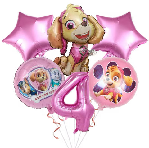 Ballons pat patrouille chiffre