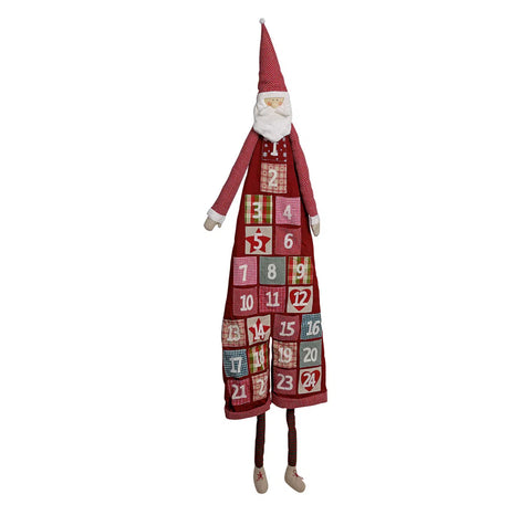 Calendrier de l’avent père noël personnalisable