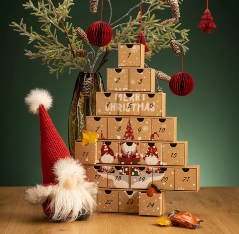 Calendrier de l’avent sapin de Noël personnalisable
