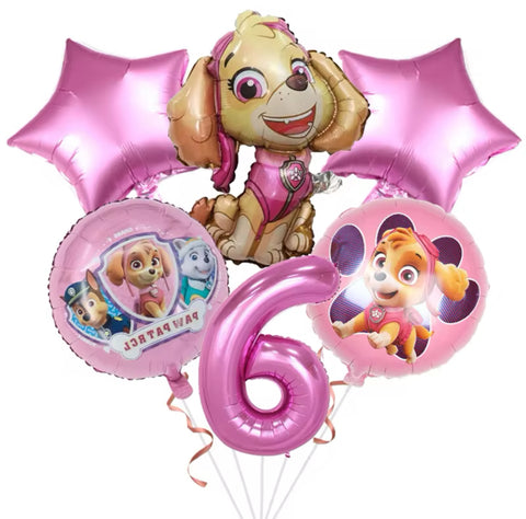 Ballons pat patrouille chiffre
