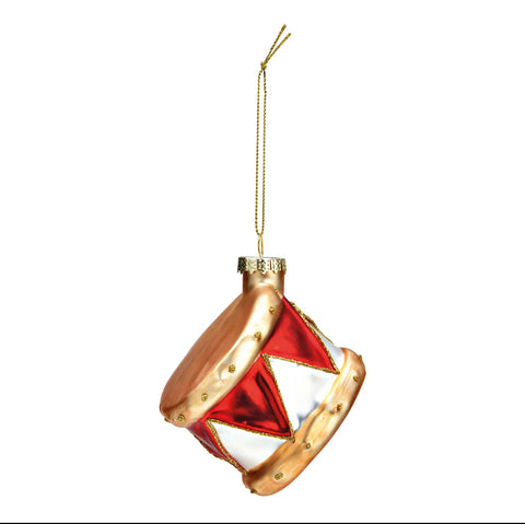 Tambour en verre pour sapin de Noël