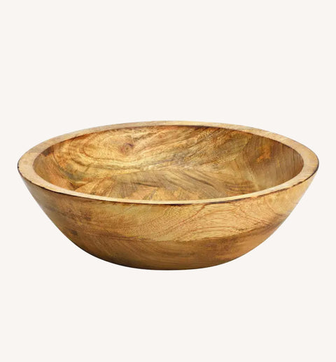 Bol décoratif en bois de manguier