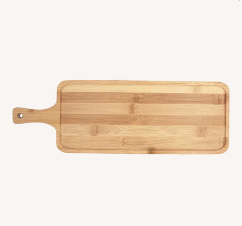 Planches de service en bambou naturel