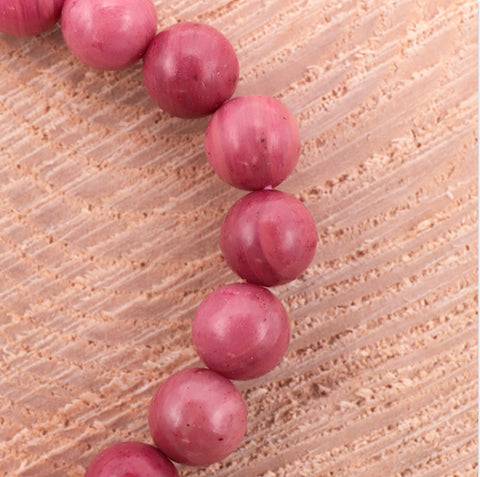 Bracelet en Rhodonite d’Australie, 8 mm