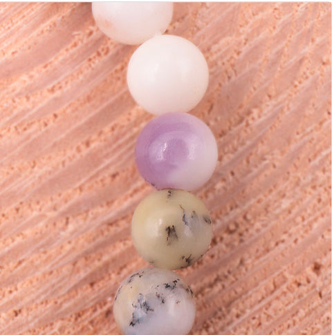 Bracelet opale dentrite 8 mm, grade A