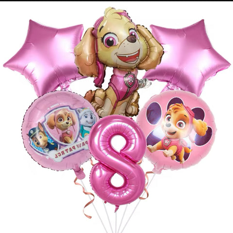 Ballons pat patrouille chiffre
