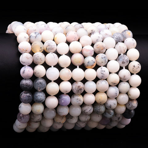 Bracelet opale dentrite 8 mm, grade A