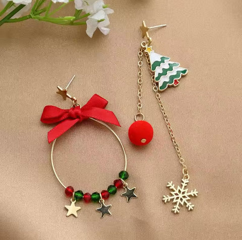 Boucles d’oreilles de Noël
