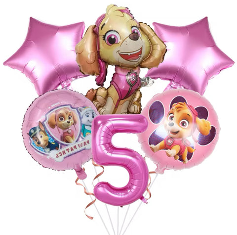 Ballons pat patrouille chiffre