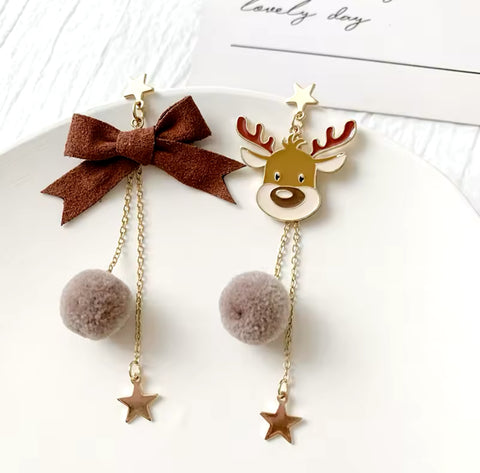 Boucles d’oreilles de Noël