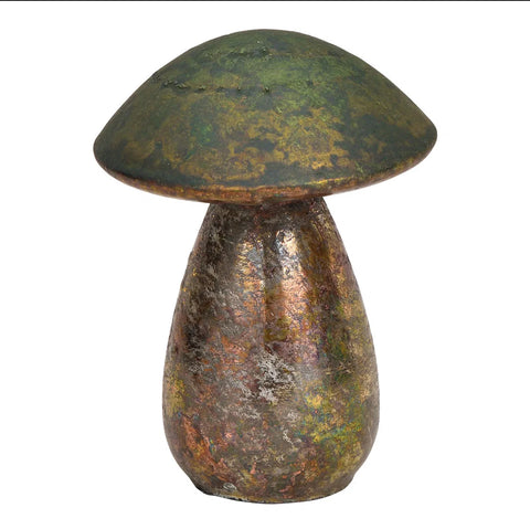 Champignon en verre pour décoration de table
