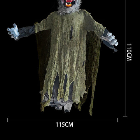 loup garou animé déco halloween