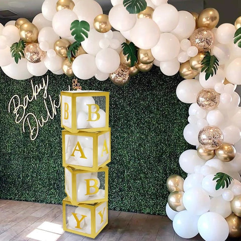 cubes transparents décoration anniversaire,mariage,baby shower