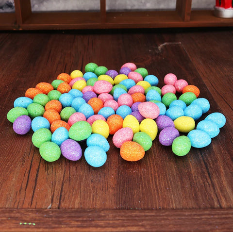 Oeufs de Pâques scintillants