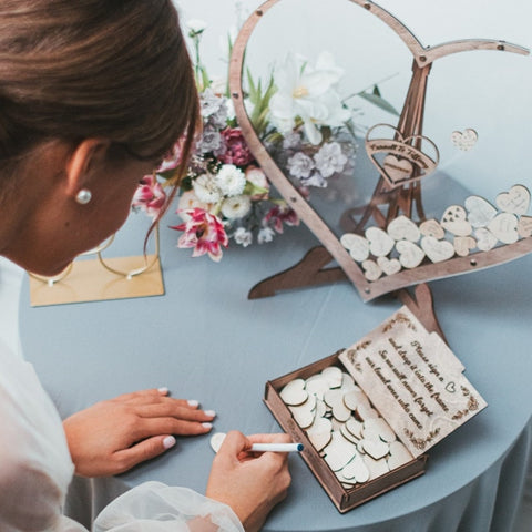 Urne de mariage coeur