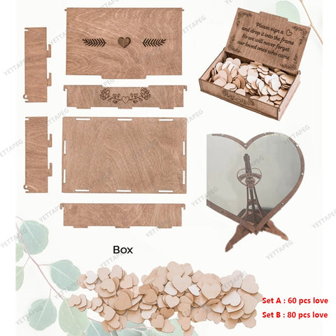 Urne de mariage coeur