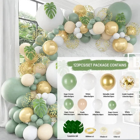 Arche de ballons 123 pcs