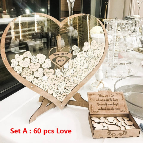 Urne de mariage coeur