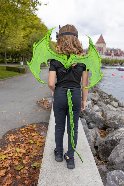 ailes de dragon vert