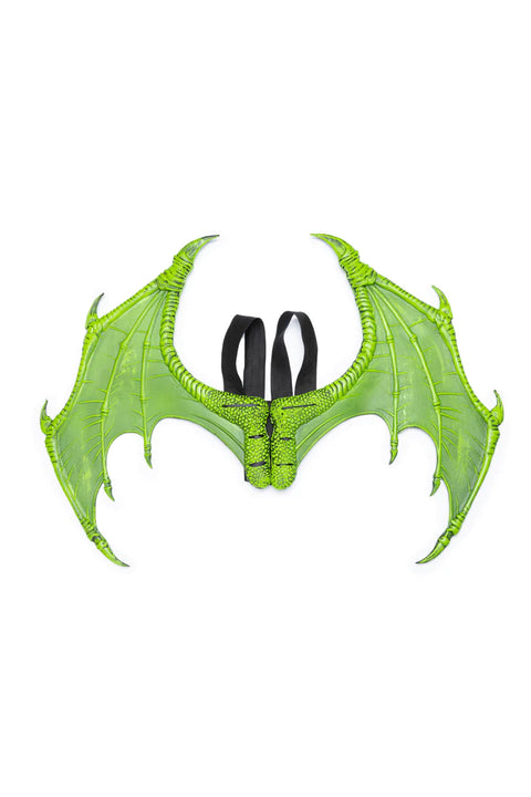 ailes de dragon vert