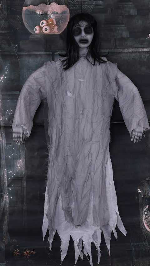 Fantôme femme halloween à suspendre