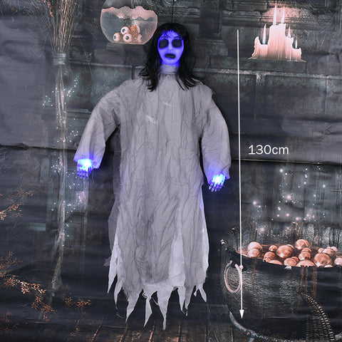 Fantôme femme halloween à suspendre