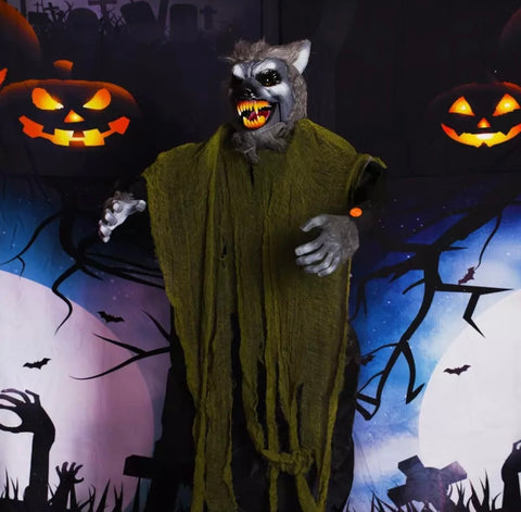loup garou animé déco halloween