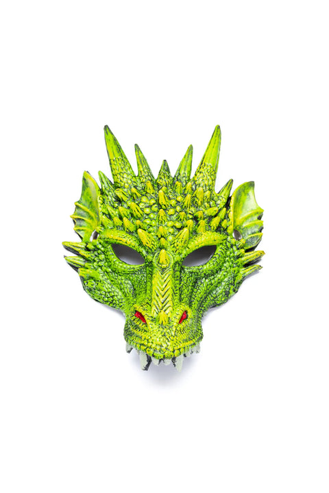 masque dragon vert