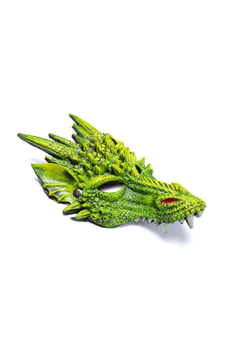 masque dragon vert
