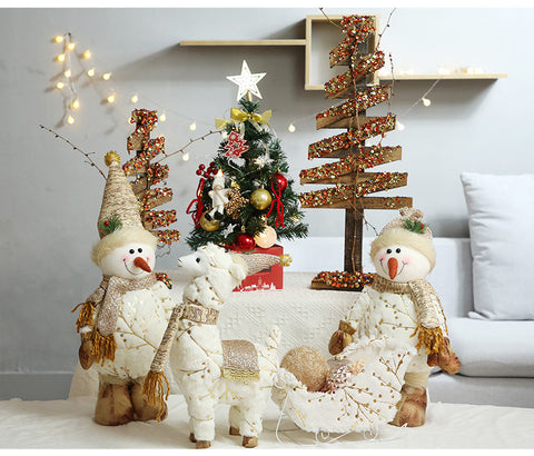 Lama de Noël 30cm