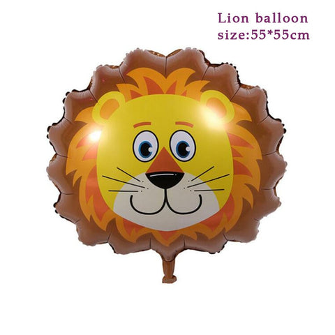 ballons animaux de la jungle 5pcs