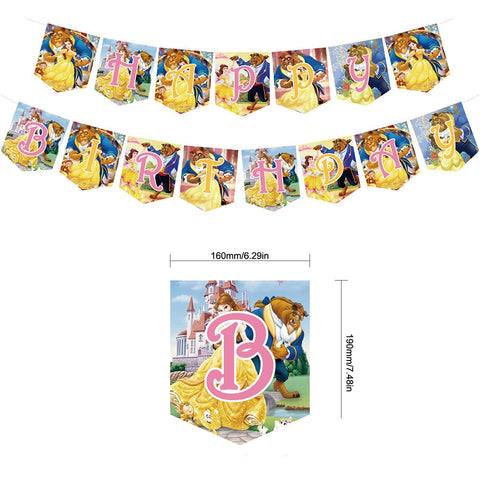 Guirlande de fanions princesse