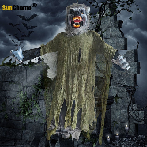 loup garou animé déco halloween