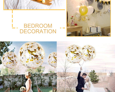 Ballon Bulle confettis