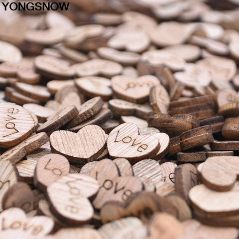 Cœur en bois décoratifs ,décoration mariage love