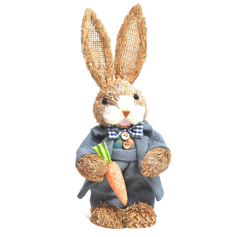 lapin de Pâques en paille