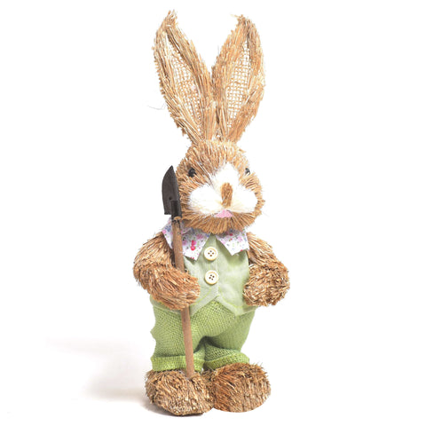 lapin de Pâques en paille