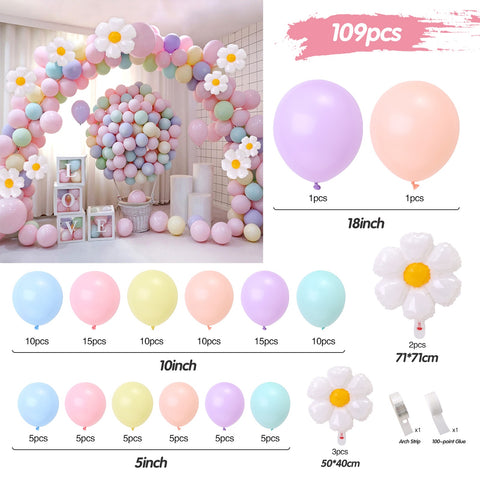 Kit arche de ballons pastel