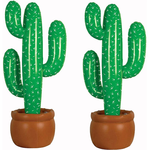Cactus gonflable décor Hawaï , Mexicain, Cowboy