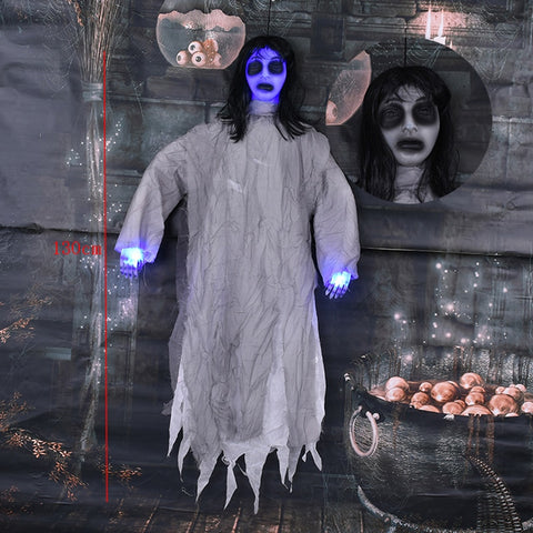 Fantôme femme halloween à suspendre