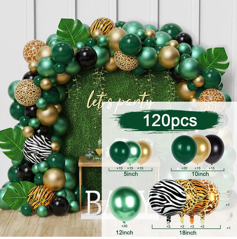 Arche de ballons 120pcs savane