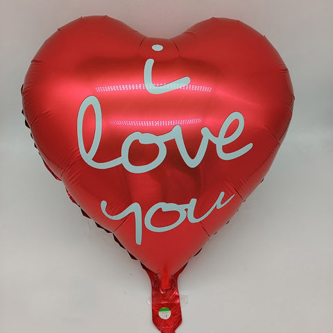 Ballons cœur rouge , I love you