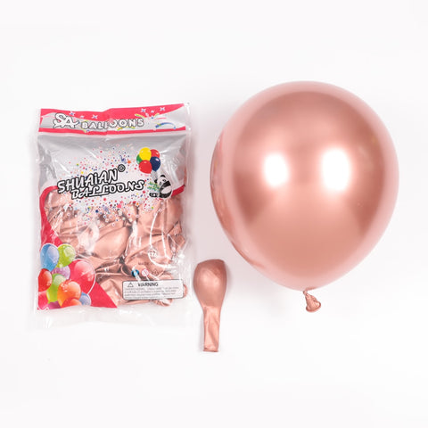 Arche de ballons rouge, rose ,blanc et or