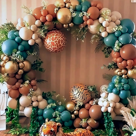 Arche de ballons safari 206 pcs