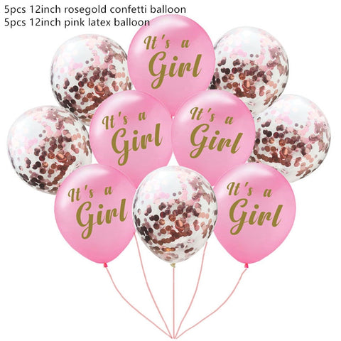 kit ballons fille/garçon 10pcs