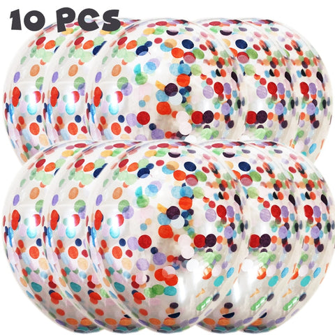 Ballons avec confettis